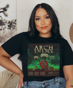 Arch Enemy North American Blood Dynasty Tour 2025 Tour Dates Fan Gifts Classic T Shirt