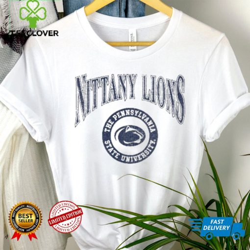 Arched Logo Lockup Slub Tee Penn State University Shirt