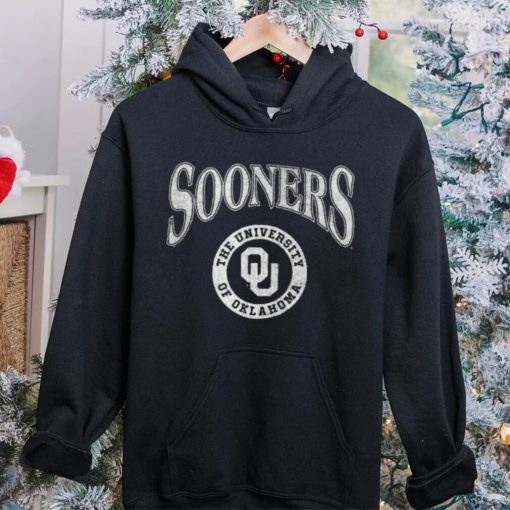 Arched Logo Lockup Slub Tee University of Oklahoma Shirt