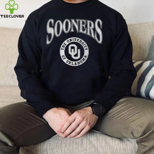 Arched Logo Lockup Slub Tee University of Oklahoma Shirt