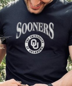 Arched Logo Lockup Slub Tee University of Oklahoma Shirt
