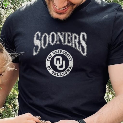 Arched Logo Lockup Slub Tee University of Oklahoma Shirt