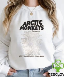 Arctic Monkeys 2023 North America Tour Dates Sweatshirt Music Lyrics T Shirt Concert Tee Classic Shirt