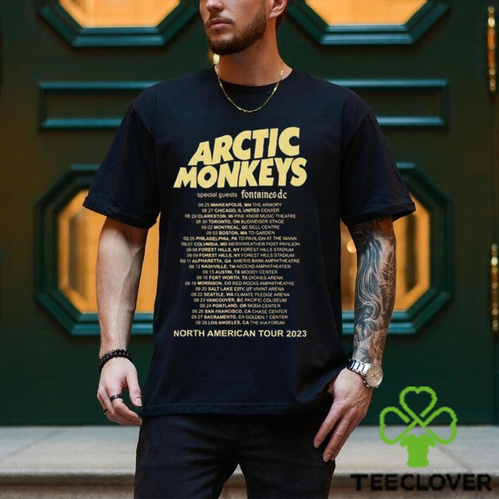 Arctic Monkeys 2023 North American Tour T Shirt Band Shirt Sweatshirt Unisex Arctic Monkeys 2023 North American Tour T Shirt Band Shirt Sweatshirt Unisex