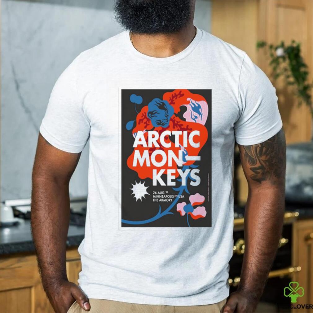 Arctic Monkeys The Armory Minneapolis MN USA Aug 26 2023 Poster T Shirt Arctic Monkeys The Armory Minneapolis MN USA Aug 26 2023 Poster T Shirt