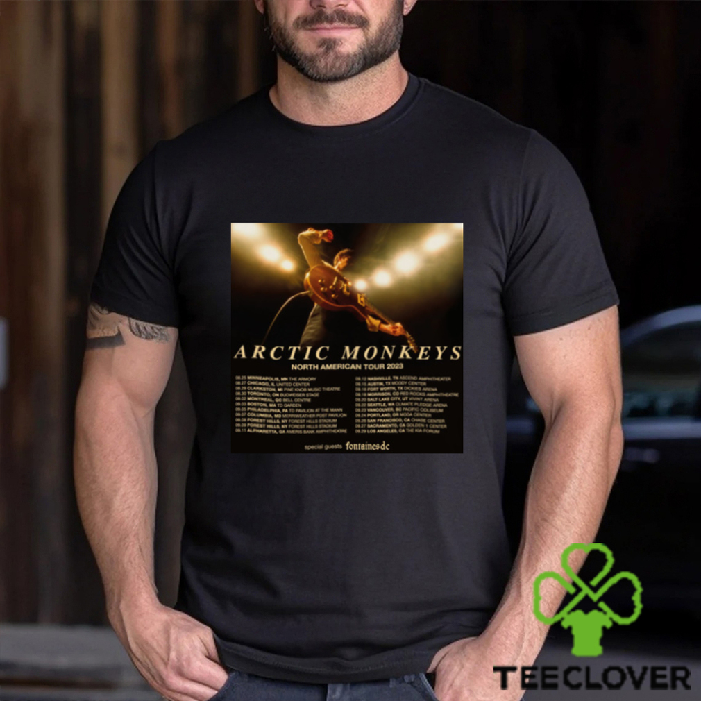 Arctic Monkeys Tour 2023 poster shirt