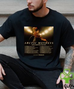 Arctic Monkeys Tour 2023 poster shirt