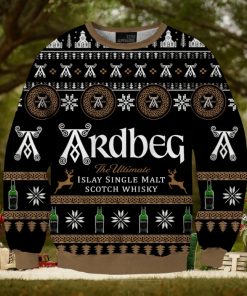 Ardbeg Uigeadail 3D Print Fun Christmas Sweater