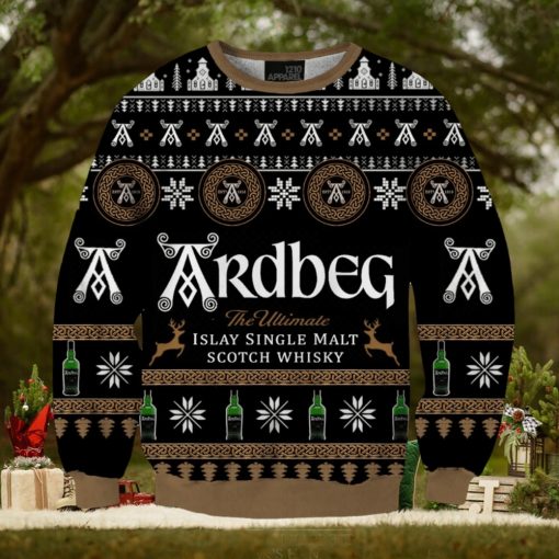Ardbeg Uigeadail 3D Print Fun Christmas Sweater