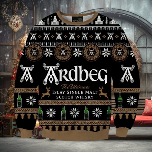 Ardbeg Uigeadail 3D Print Fun Christmas Sweater