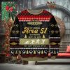 Funny Silent Night Ugly Christmas Sweater Galaxy Character Movie Gift For Women Men Superhero Party