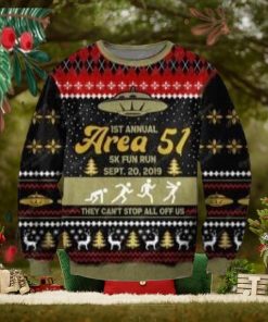 Area 51 3D Knitting Pattern Print Ugly Christmas Sweater Perfect Holiday Gift