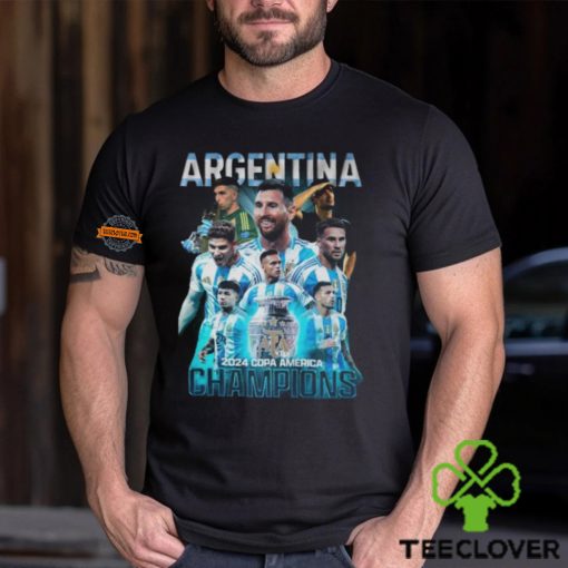 Argentina 2024 Copa America Champions T Shirt
