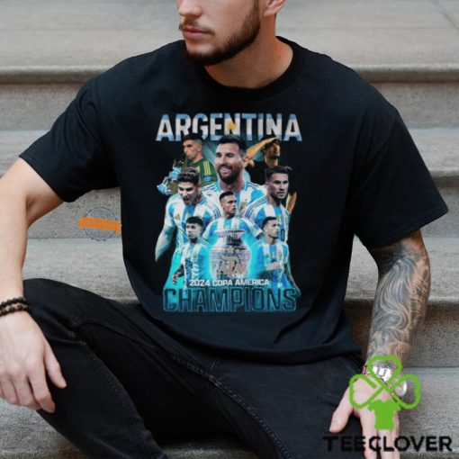 Argentina 2024 Copa America Champions T Shirt