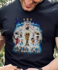 Argentina Champions World Cup 2022 Leo Messi Shirt