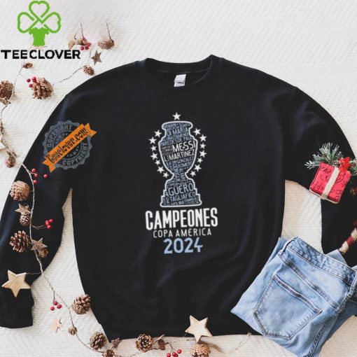 Argentina Copa America Champions Messi 10 Shirt 2024 Copa America 2024 Champions T Shirt Argentina Champions Shirt