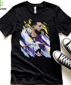 Argentina Lionel Messi Droptail Soccer Graphic T shirt