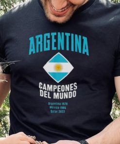 Argentina World Champion 2022 Campeones Del Mundo TShirt 35db25 0