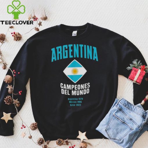 Argentina World Champion 2022 Campeones Del Mundo TShirt 35db25 0