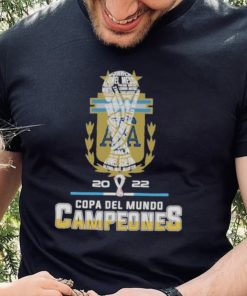 Argentina football 2022 Copa Del Mundo Campeones shirt