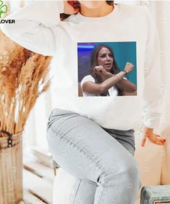Aría Fernanda Wearing Never Forget Team Porta Pic Tee shirt