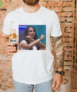 Aría Fernanda Wearing Never Forget Team Porta Pic Tee shirt