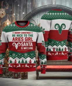 Aries Girl All Merry Christmas Be Nice Sweater Trending For Men And Women Gift Holidays