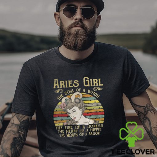 Aries Girl The Soul Of A Witch – Zodiac Pride Vintage T Shirt