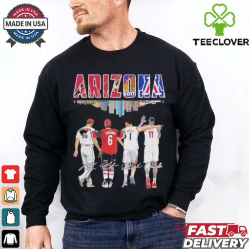 Arizona 2024 Bumgarner Chychrun Booker and Ballo Signatures Shirt