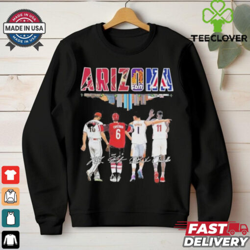 Arizona 2024 Bumgarner Chychrun Booker and Ballo Signatures Shirt