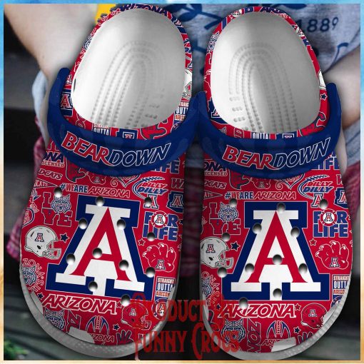 Arizona Bear Down Crocs Shoes