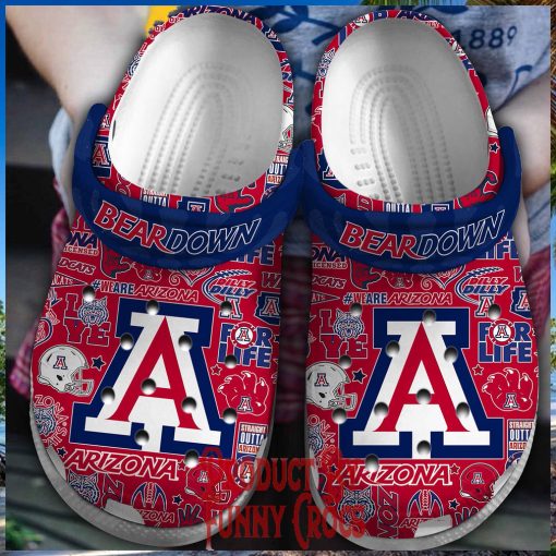 Arizona Bear Down Crocs Shoes