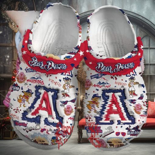 Arizona Bear Down Wildcats Crocs Shoes