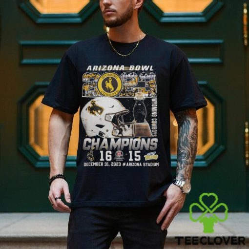 Arizona Bowl 2023 Wyoming Cowboys Champions Shirt