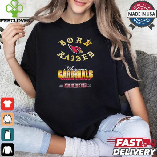 Arizona Cardinals Born x Raised Black Chrome Rocker Shirt