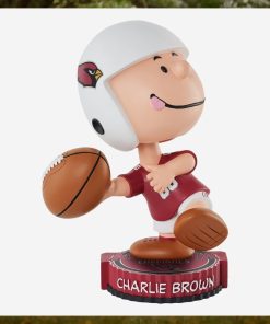 Arizona Cardinals Charlie Brown Peanuts Bighead Bobblehead Ornament