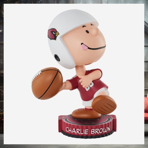 Arizona Cardinals Charlie Brown Peanuts Bighead Bobblehead Ornament