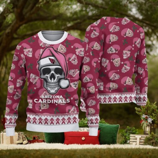 Arizona Cardinals Christmas Skull Hot Trending Ugly Sweater For Real Fans