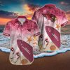 Arizona Cardinals Custom Name Combo Full Printing Hawaiian Shirt