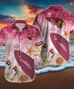 Arizona Cardinals Custom Name Combo Full Printing Hawaiian Shirt