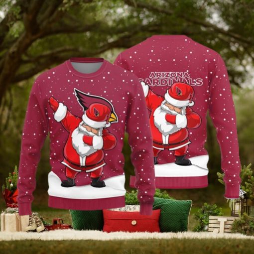 Arizona Cardinals Dab Santa Ugly Christmas Sweater For Fans