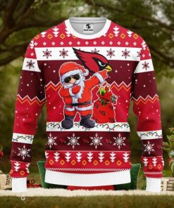 Arizona Cardinals Dabbing Santa Claus Christmas Ugly Sweater Sport Christmas Gift Ideas