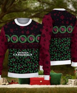 Arizona Cardinals Fans Pattern Holiday Knitted Christmas Sweater