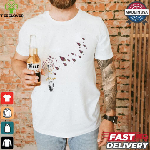 Arizona Cardinals Floral Dandelion Shirt
