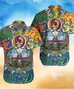 Arizona Cardinals Grateful Dead Nfl Hawaiian Shirt