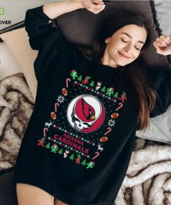 Arizona Cardinals Gratefull Dead Ugly Christmas Shirt