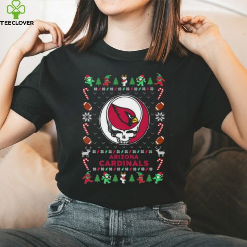 Arizona Cardinals Gratefull Dead Ugly Christmas Shirt