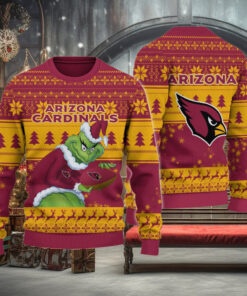 Arizona Cardinals Grinch Ugly Christmas Sweater