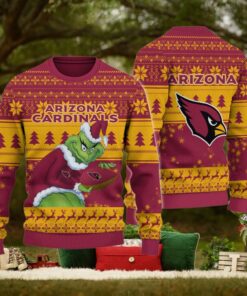 Arizona Cardinals Grinch Ugly Christmas Sweater