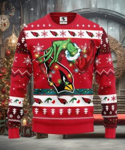 Arizona Cardinals Grinch Xmas Ugly Christmas Sweater Best Christmas Gift Ideas